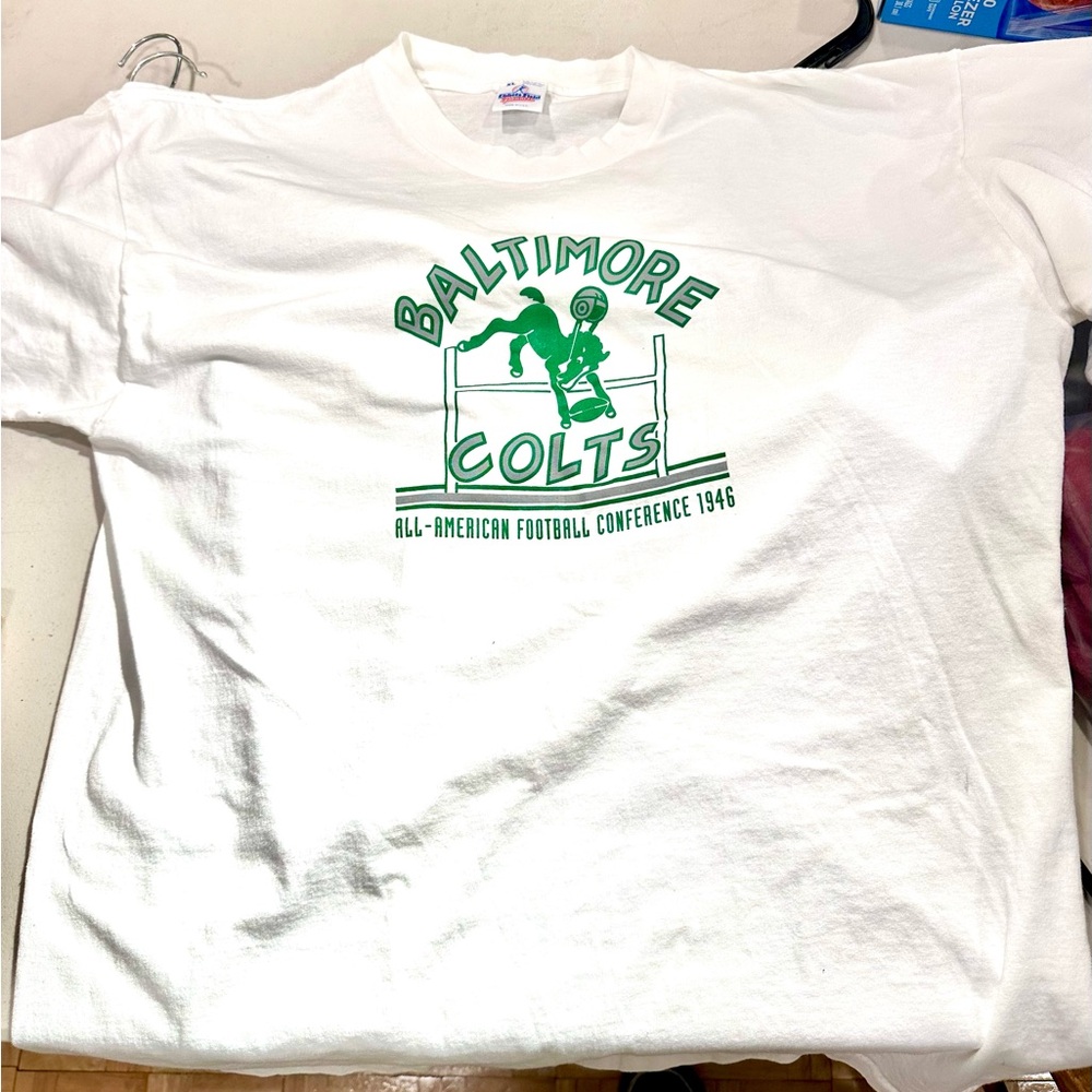 Vintage Baltimore Colts  T Shirt - Ebbets Field flannels men’s XL